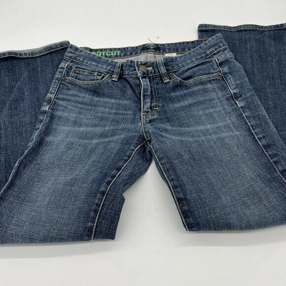 J Crew Blue Boot Cut Denim Medium Wash Jeans Size 27S 27x28 - Picture 1 of 4